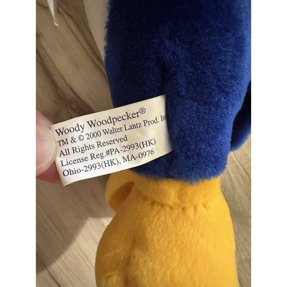 Vintage 2000 Woody Woodpecker Plush‎ Stuffed Doll Walter Lantz Toy Network 15